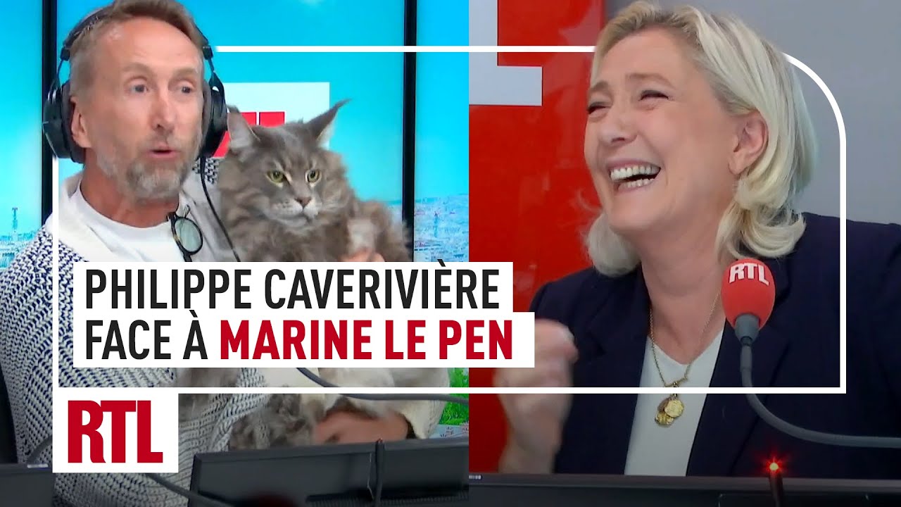 Philippe Caverivière face à Marine Le Pen 🤣