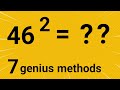 46² || 7 different ways to think about the same problem #viral #trending #video #youtube