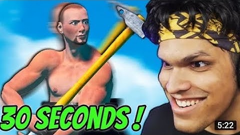 I HATE THIS GAME 🎮 GETTING OVER IT 💩 #gettingoverit  #carryislive #technogamerz #mathpat