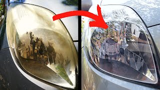 Restoring destroyed headlights