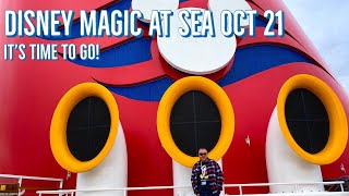 Disney magic at sea Oct 21 London Tilbury | Disembarking and an emotional end to my trip!