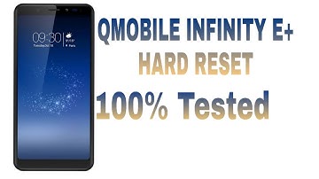Qmobile infinity E+ HardReset