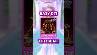 *EASY TUTORIAL* HOW TO GET SCARLET FIERCE TOP IN DTI’S SUMMER QUEST! || #dresstoimpress #dti