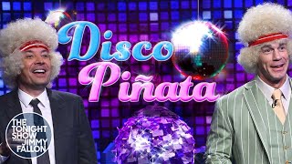 Disco Piñata with John Cena | The Tonight Show Starring Jimmy Fallon