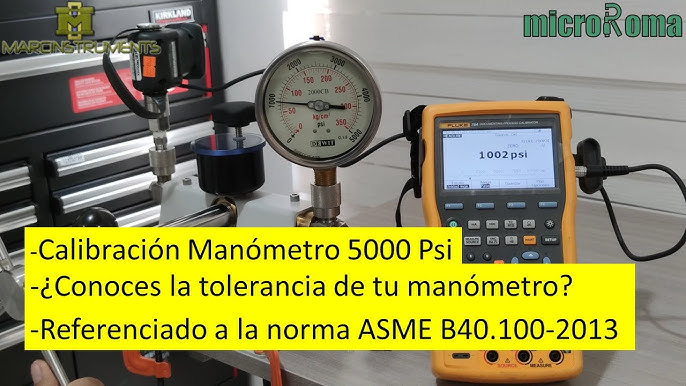 Manómetro digital DR72 - Calibración de presión