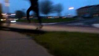 Kickflip gap attempts(he gets it)