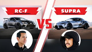 Toyota Supra VS Lexus RC F l Driver Battles