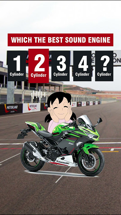 Differences in the Sound of a 1 cylinder vs 2 cylinder vs 3 cylinder vs 4 cylinder motorbike, Dor...