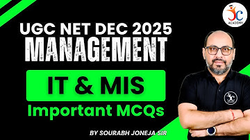 UGC NET Management - IT & MIS MCQs | UGC NET Management Paper 2 | UGC NET Paper 2 Dec 2025