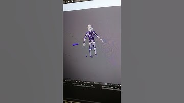 UPBGE when her hands can reach the butt she is human 😆