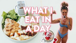 What I Eat in a Day to Get a Flat Belly + Abs