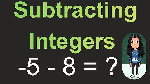 Subtracting Integers | Keep, Change, Flip