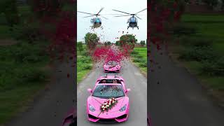 Wedding Pink Car