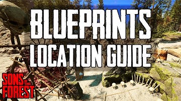 How to find all 16 BLUEPRINTS - Sons of the Forest Guide