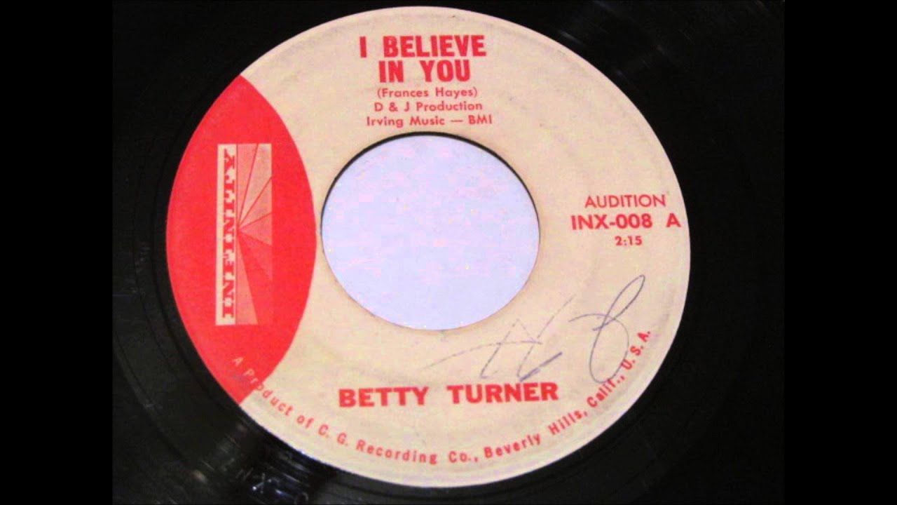 betty turner i believe in you - YouTube