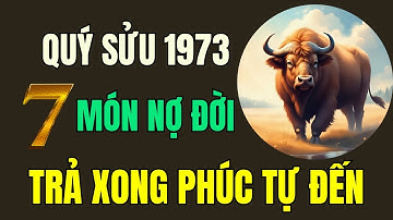 Tuổi Quý Sửu 1973, Thần phật chỉ rõ, có 7 món nợ đời, Trả xong rồi, Hậu vận an nhàn sung túc.
