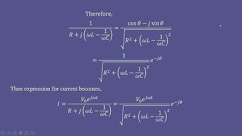 Series Resonant Circuit (Series RLC circuit)| AC circuits| B.Sc. I PCM 3 Class III