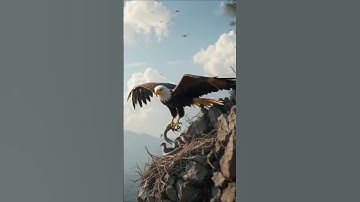 Eagle attacks on Snake | Ai Shorts #birds​ #animals​ #wildlife​ #nature​