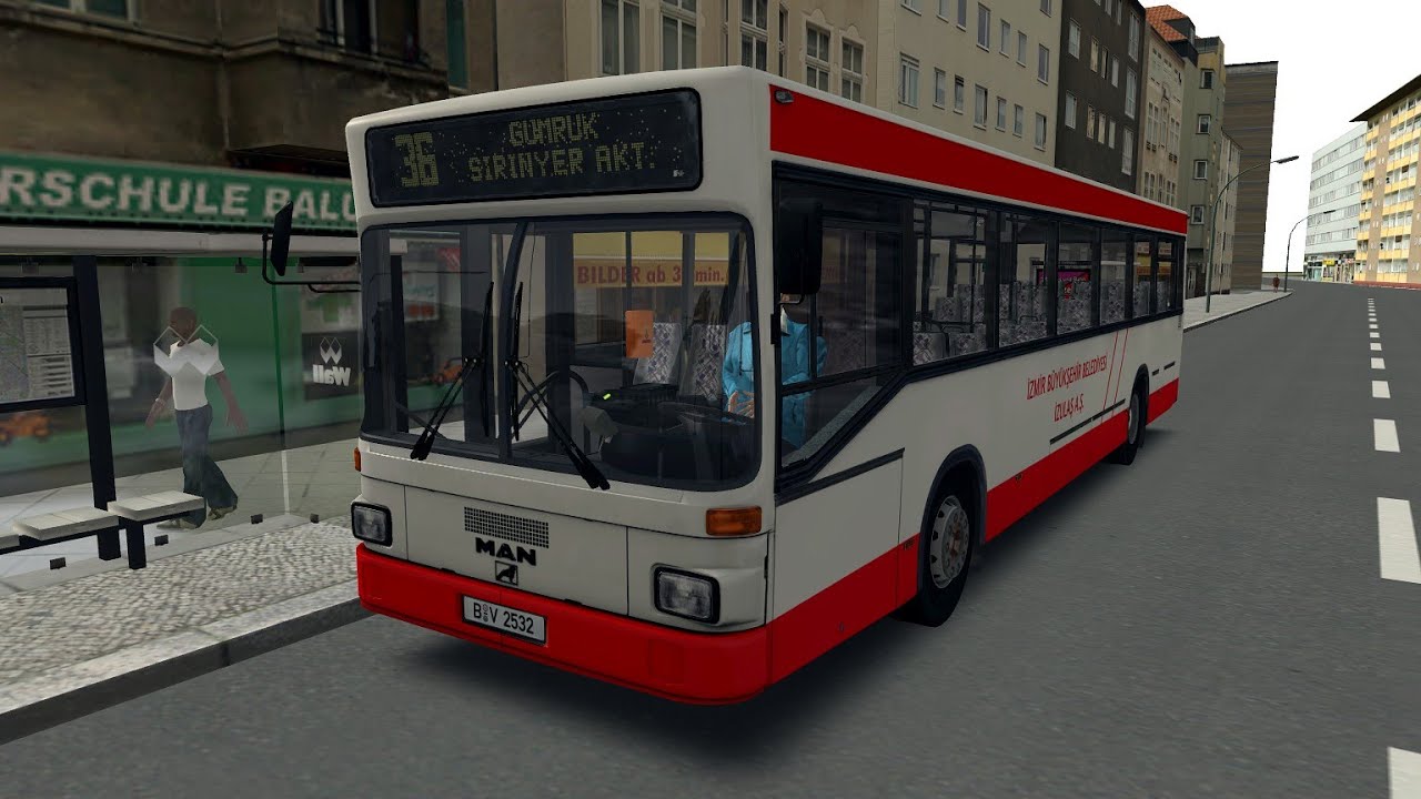 Man Standardbus SL232 ile 36 Hattı | İzmir Tınaztepe Haritası | Omsi 2