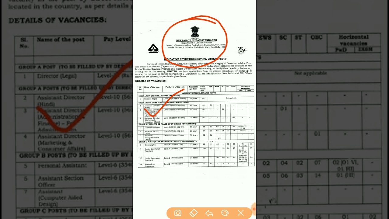 BIS New Recruitment 2022/BIS Recruitment 2022/