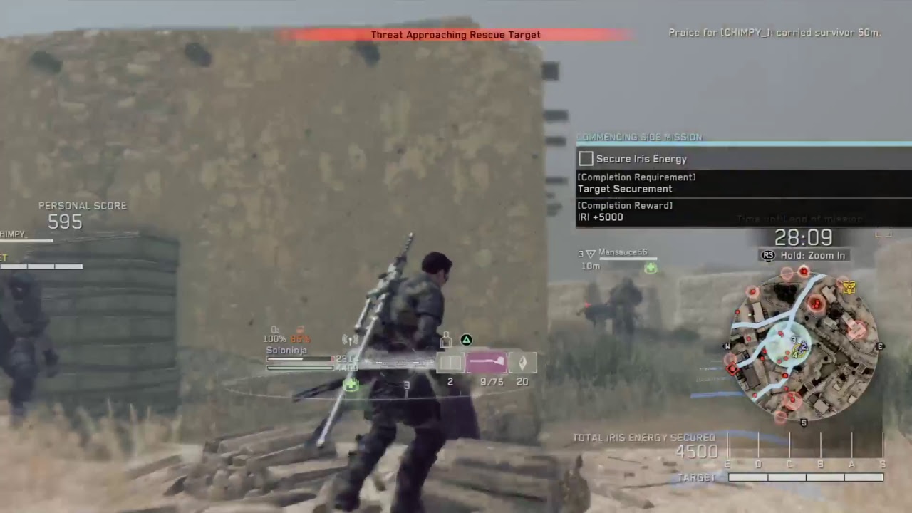 Rescuing charon corps survivors!