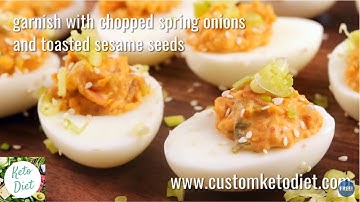 Keto Diet #9: Keto Bacon And Kimchi Deviled Eggs Recipe