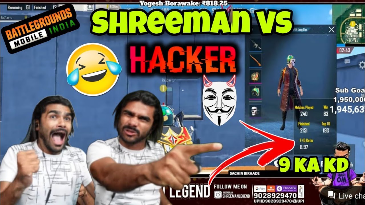Shreeman Legend Vs Hacker | kutte ki maut mara gaya | 🤣🤣