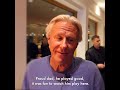 Björn Borg speaks about Leo Borgs first performance at the ATP Tour