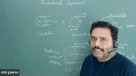 Rotational Dynamics Lecture 1