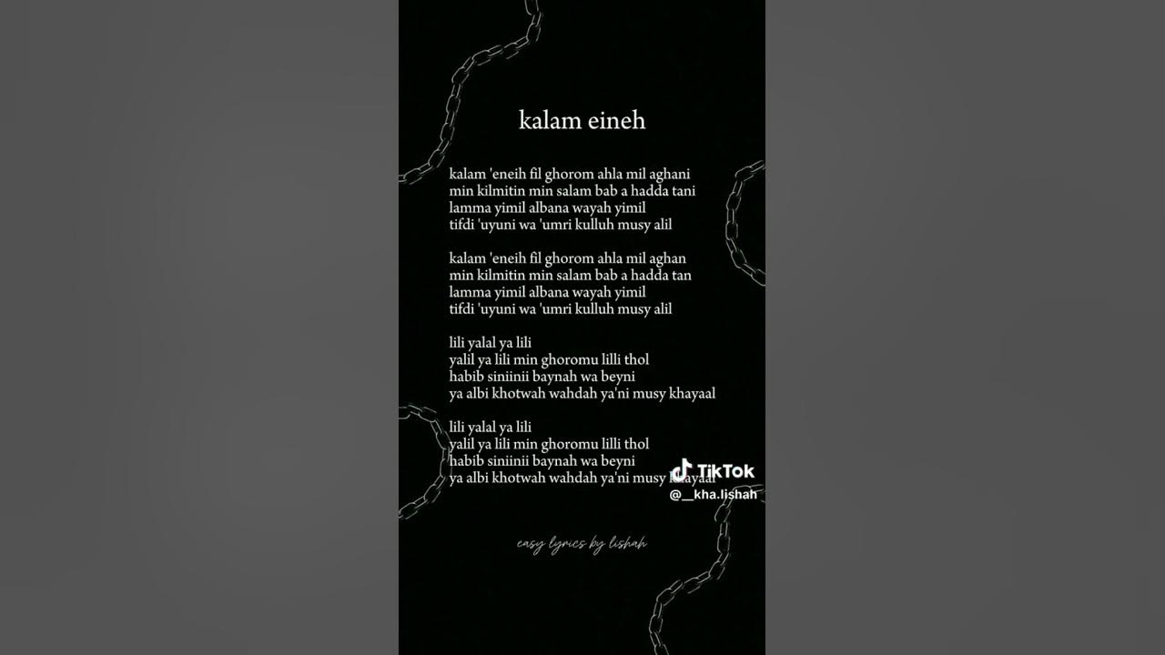 Lirik lagu arab Kalam eineh ❤️❤️❤️❤️❤️❤️❤️❤️❤️❤️❤️❤️❤️💖💕💖💕💖💕💖💕💖💕💖 #song