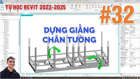 Dựng Giằng Chân Tường trong Revit đơn giản