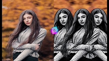 Outline sketch effect tutorial || picsart editing tutorial