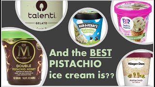 Taste test: best pistachio ice cream