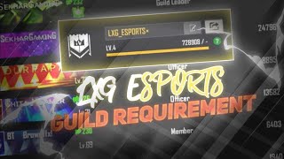 JOIN MY LXG ESPORTS ? - how to join  ? GUILD 