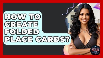 How To Create Folded Place Cards? | Graphic Design Nerd