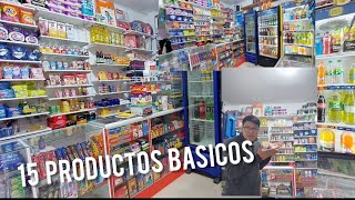 15 Productos basicos que debes Vender al aperturar o al iniciar una Bodega#tienda#negocio