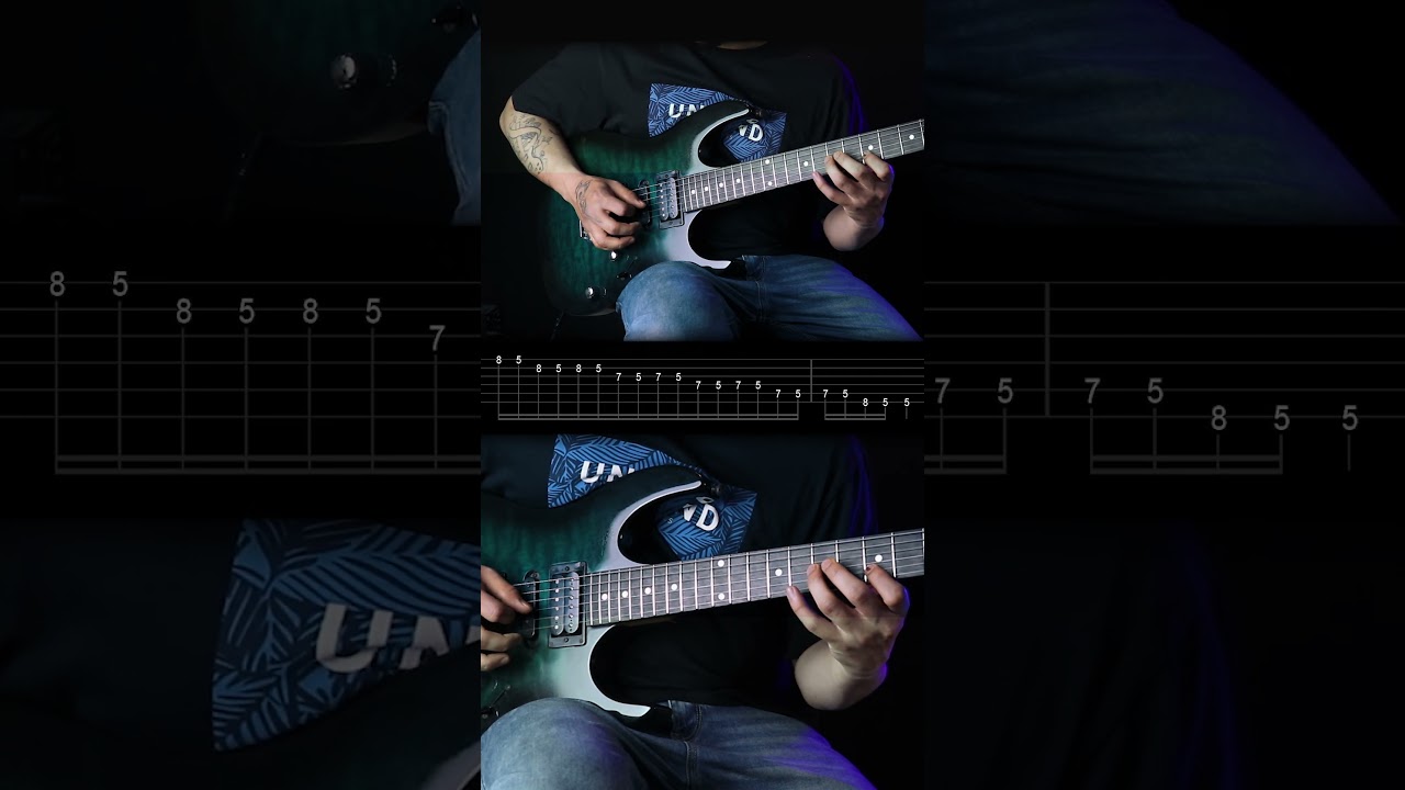 Descending Pentatonic Lick (With TABS!) 🎸Shred Guitar Lesson #guitar #guitartutorial