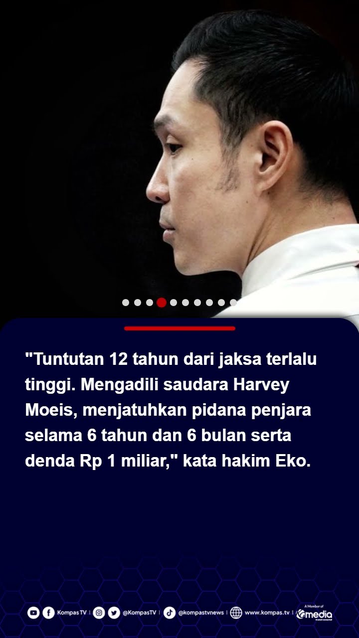 Korupsi Timah, Harvey Moeis Suami Sandra Dewi Divonis 6,5 Tahun Penjara  #korupsi #harveymoeis