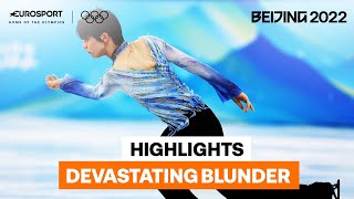 Yuzuru Hanyu fails to finish in top three after early mistake | 2022 Winter Olympics