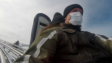 Xiaomi Mijia YDXJ01FM Mi Action Camera 4K with Touch Screen Video Sample @ Ski Gyimes Alpine Coaster