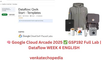 🚀 Dataflow Qwik Start Templates 💡 | GSP192 Full Lab Solution 🔥 | Google Cloud Arcade 2025