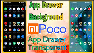 Poco All Mobile App Drawer Background Kaise Badle || How To Change App Drawer Background | Redmi All
