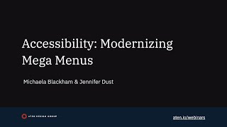 Accessibility: Modernizing Website Mega Menus