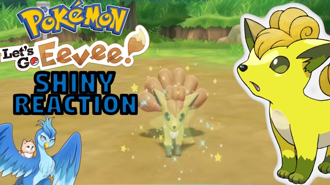 Lets Go Shiny Vulpix Reaction Youtube