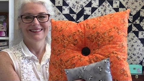 How Do You Add Buttons to the Centre of a Pillow