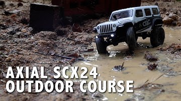 Building a micro crawler outdoor obstacle course