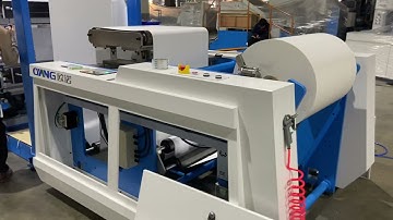 SOS Square Paper Bag Machine|4 Colors Printing Online |Mcdonald’s Square Bottom Paper Bag B220