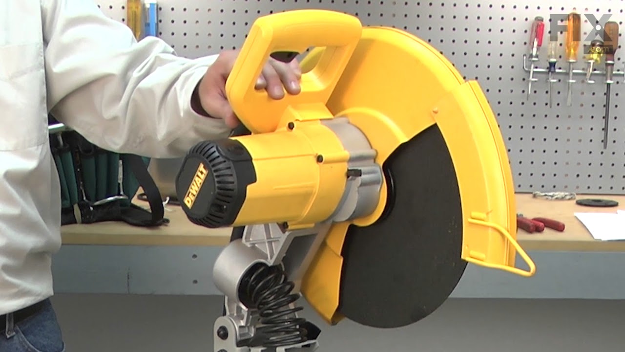 DeWALT Chop Saw Repair How to Replace the Foot YouTube