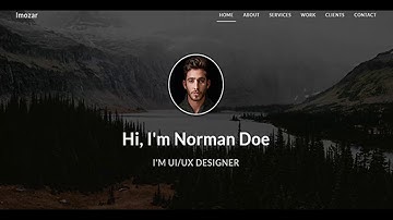 Imozar - Personal Portfolio Template | Themeforest Website Templates and Themes