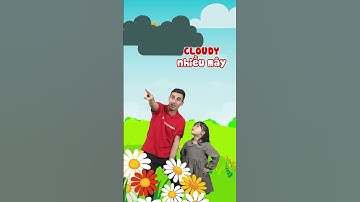 Bé học từ vựng tiếng Anh chủ đề thời tiết vui nhộn #vocabulary #shorts #rainbow #funny